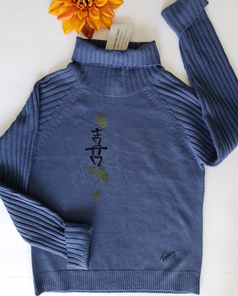 jessica Sweaters - NWT Hand Painted and Knitted sweater